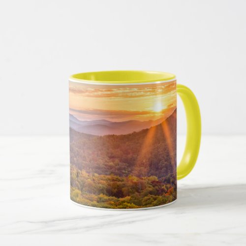 Autumn Sunset from Beacon Heights Mug