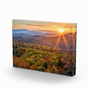 Autumn Sunset from Beacon Heights Photo Block