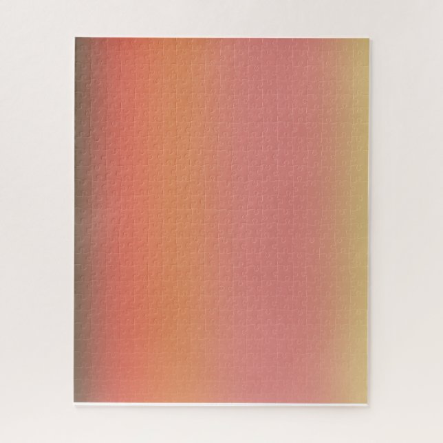 Autumn Sunset Gradient Puzzle (Vertical)