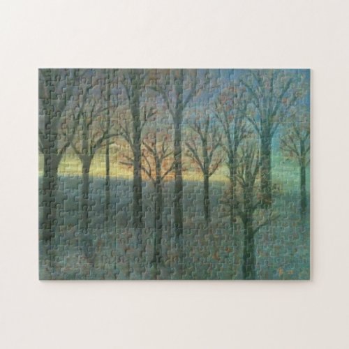 Autumn Sunset Jigsaw Puzzle