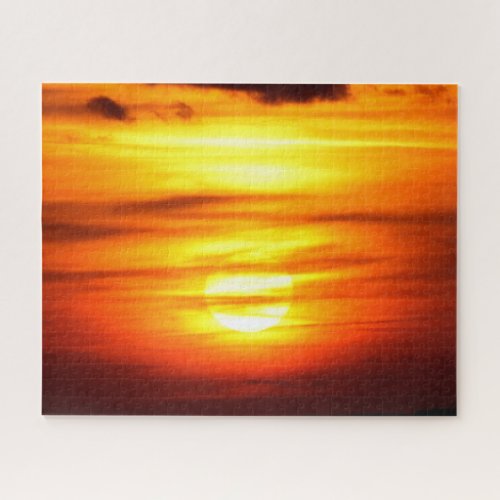 Autumn sunset jigsaw puzzle