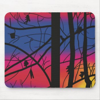 Autumn Sunset  Mouse Pad by CardArtFromTheHeart at Zazzle