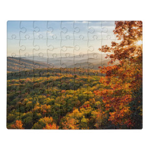 Autumn Sunset North Carolina Jigsaw Puzzle