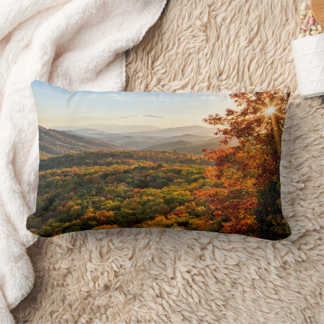 Autumn Sunset | North Carolina Lumbar Pillow (Blanket)