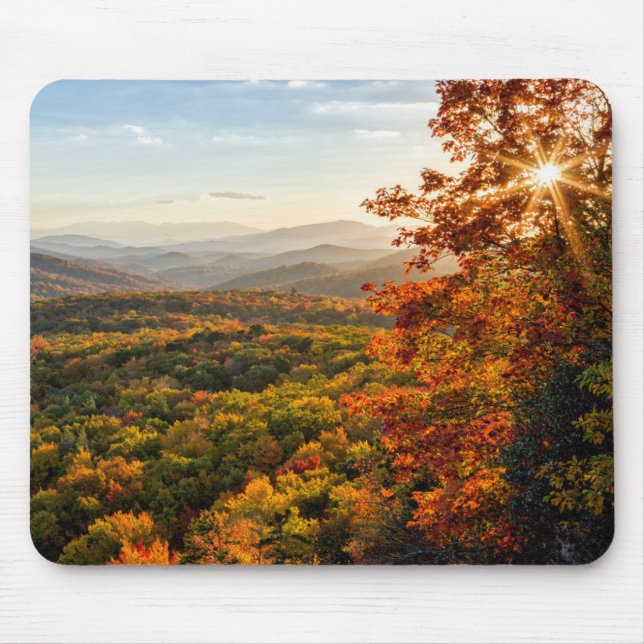 Autumn Sunset | North Carolina Mouse Pad (Front)