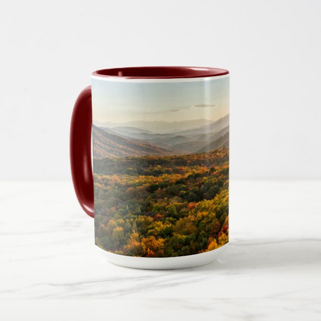 Autumn Sunset | North Carolina Mug (Front Left)