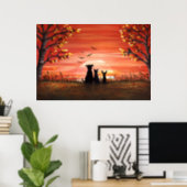Autumn Sunset Poster (Home Office)