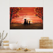 Autumn Sunset Poster (Kitchen)