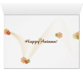 Autumn sunset with pumpkins cards (Inside Horizontal (Bottom))