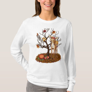 Autumn Sweatshirt with Baby Deer T-Shirt