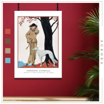Autumn Symphony 1922 by George Barbier Poster
