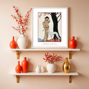 Autumn Symphony-Fashion illustration by G. Barbier Poster