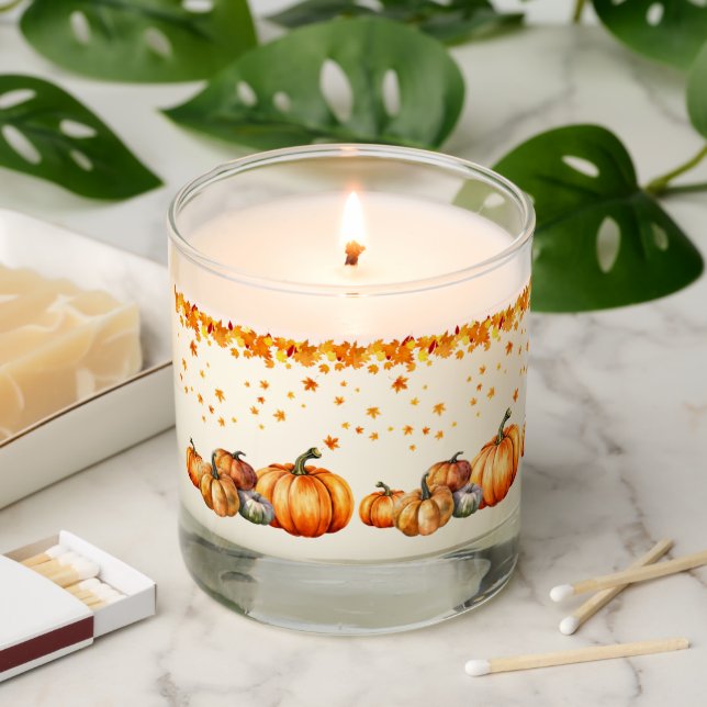 Autumn symphony Scented Jar Candle (Lit)