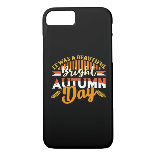 autumn_t_shirt_design iPhone 87 case