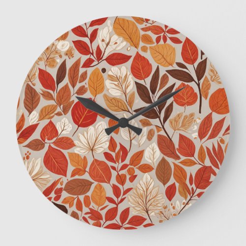 Autumn Tapestry Large Clock