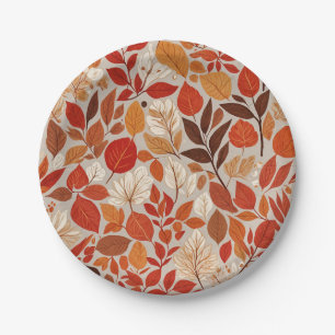 Autumn Tapestry Paper Plates