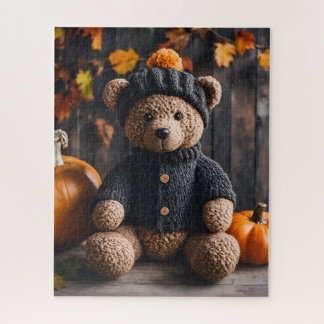 Autumn Teddy Bear Puzzle