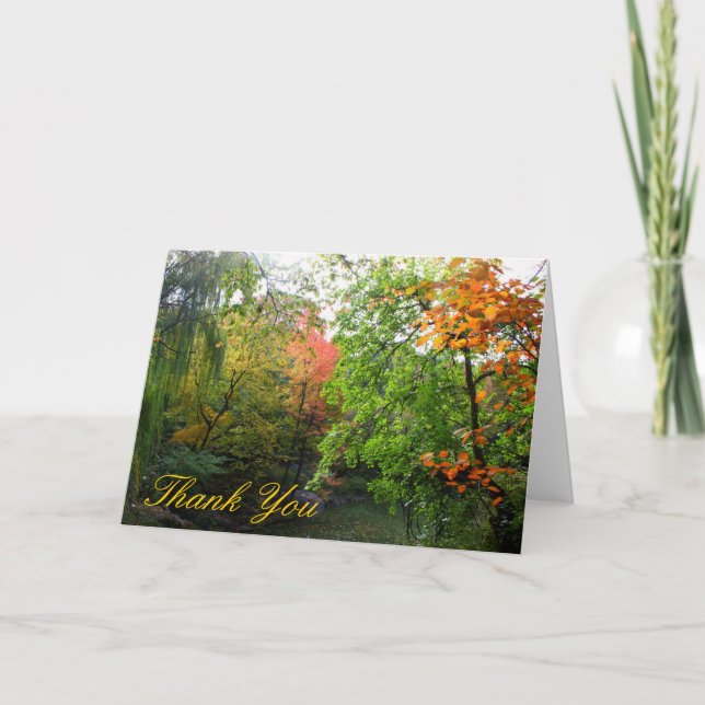 Autumn Thank You Card (Front)