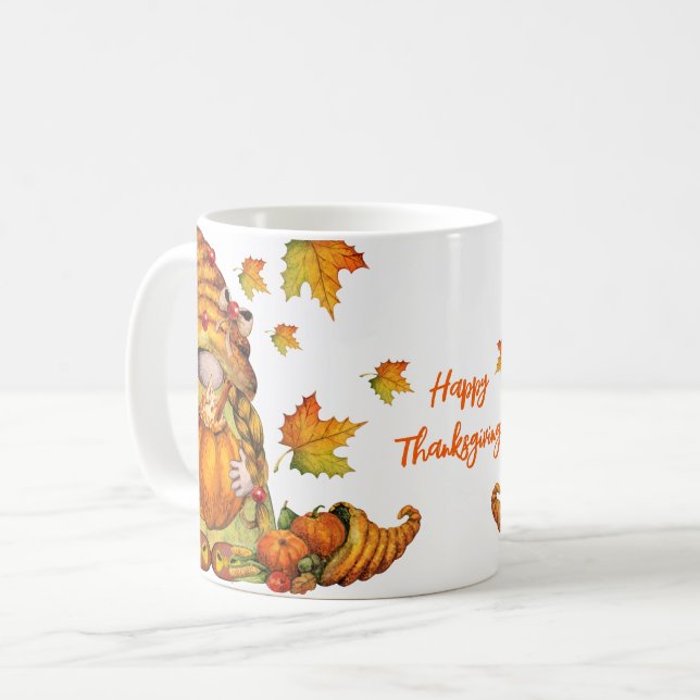 Autumn Thanksgiving  Coffee Mug (Front Left)