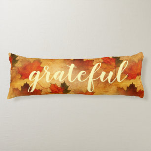 Autumn Thanksgiving Holiday Body Pillow