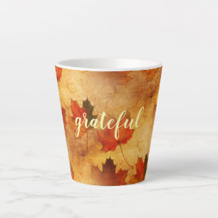 Autumn Thanksgiving Holiday Latte Mug