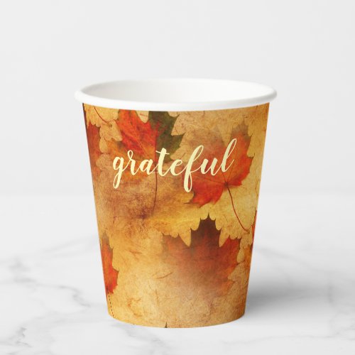 Autumn Thanksgiving Holiday  Paper Cups