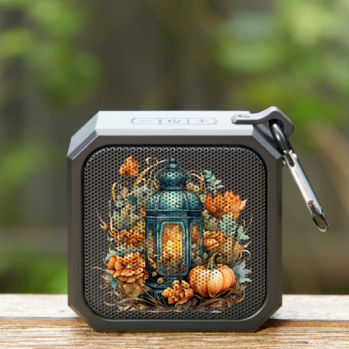 Autumn Thanksgiving Pumpkin Lantern Harvest Bluetooth Speaker