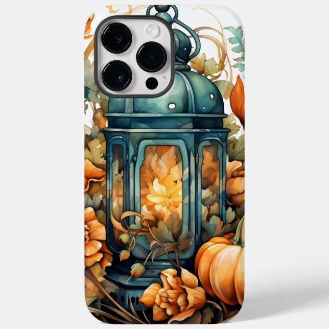 Autumn Thanksgiving Pumpkin Lantern Harvest Case-Mate iPhone Case (Back)