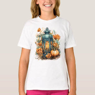 Autumn Thanksgiving Pumpkin Lantern Harvest T-Shirt