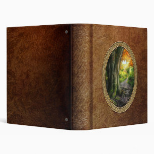 Autumn - The path to grannies house 3 Ring Binder
