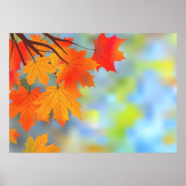 Autumn Theme Beautiful Poster (Front)