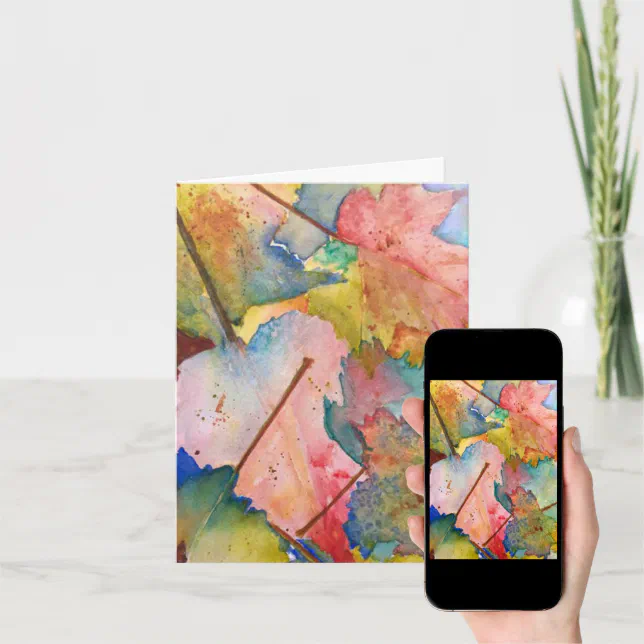 Autumn Themed Blank Note Cards | Zazzle