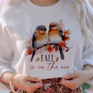 AUTUMN THEMED FALL IN THE AIR BIRDS SWEATSHIRT