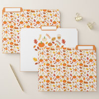 Autumn Themed File Folders