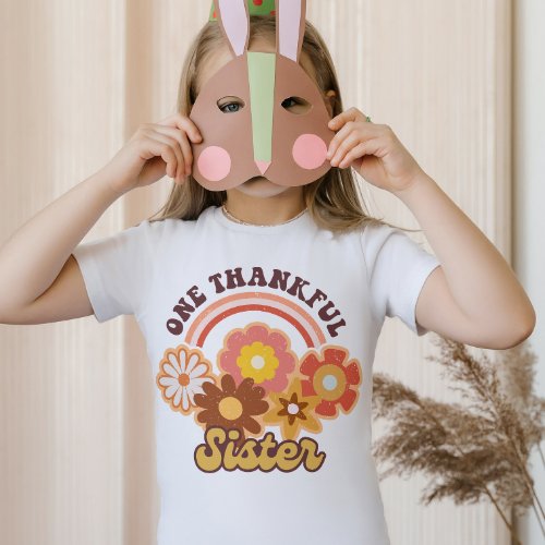 AUTUMN THEMED ONE THANKFUL SISTER T_Shirt