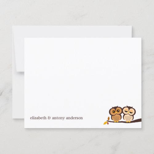 Autumn Themed Owls Wedding