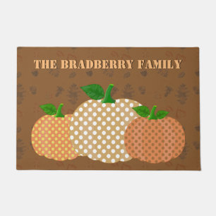 Autumn Themed Personalized Door Mat