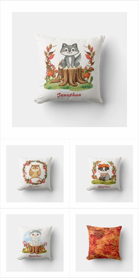 Autumn Themed Pillows