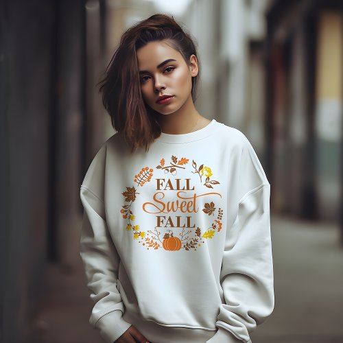 AUTUMN THEMED RETRO FALL SWEET FALL SWEATSHIRT