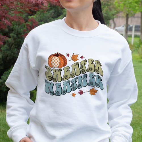 AUTUMN THEMED RETRO GROOVY SWEATER WEATHER