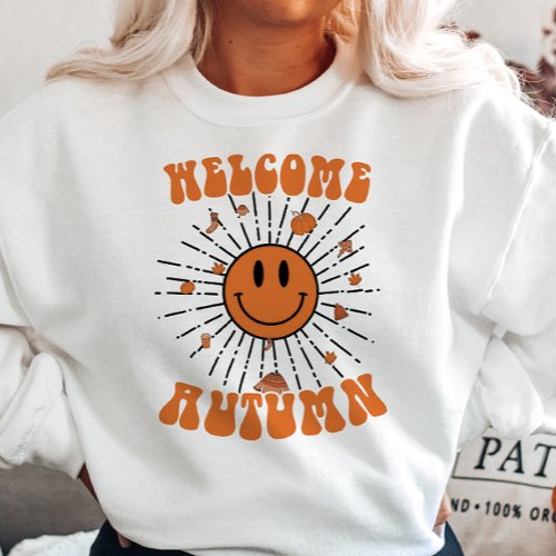 AUTUMN THEMED WELCOME AUTUMN SUN SWEATSHIRT