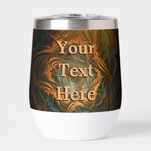 Autumn Thermal Wine Tumbler