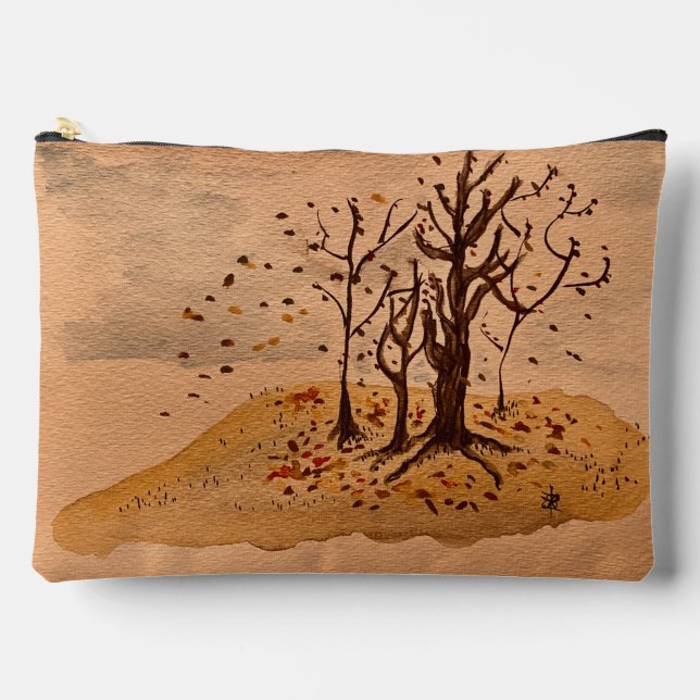 Autumn Thoughts Accessory Pouch (Front)