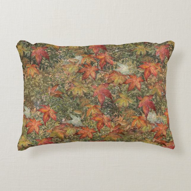 Autumn Throw Pillow Coffee Mug Flask Pillar Candle (Front)