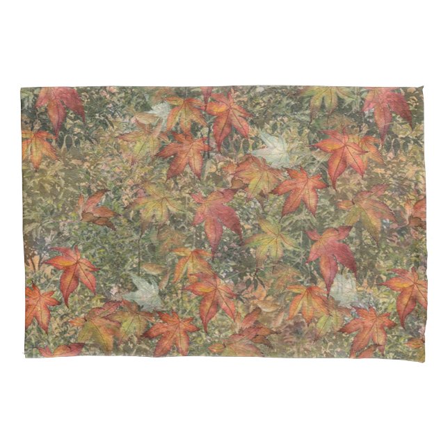 Autumn Throw Pillow Coffee Mug Flask Pillar Candle Case (Front)
