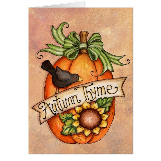 Autumn Thyme Cards (Front)