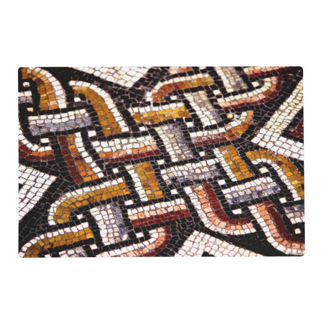 Autumn Toned Roman Mosaic Placemat (Front)
