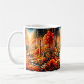 Autumn Tranquility: A Nature’s Haven Coffee Mug