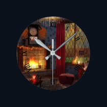 Autumn Tranquility Clock