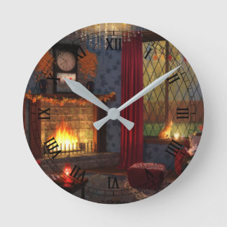 Autumn Tranquility Clock
